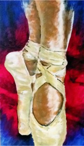 P2 PAINTING Oil on Canvas board - Ballet         